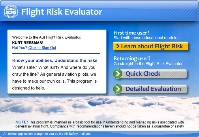 AOPA ASI Risk